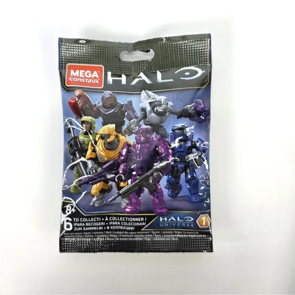 Mega Construx Halo Universe Series 1 Blind Bag 44TC Grunt Ultra H2 White Armor